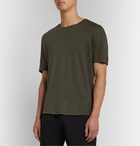 120% - Slub Linen T-Shirt - Green