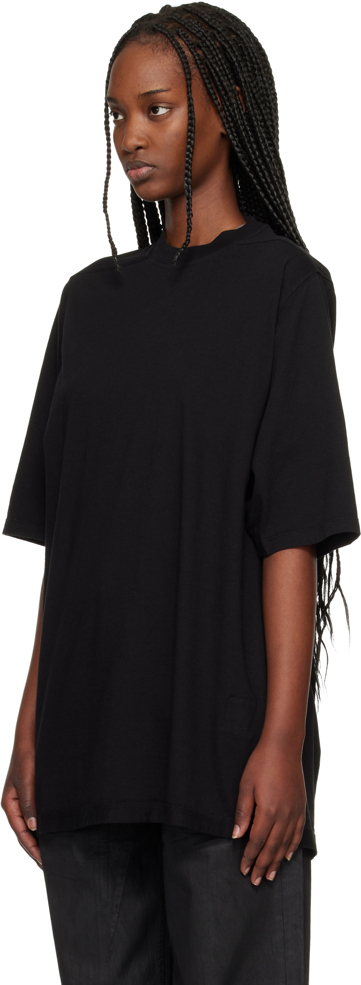 Rick Owens DRKSHDW Black Temple Jumbo SS T-shirt