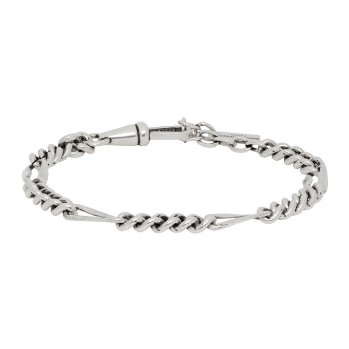Photo: Saint Laurent Silver Scroll-Chain Bracelet