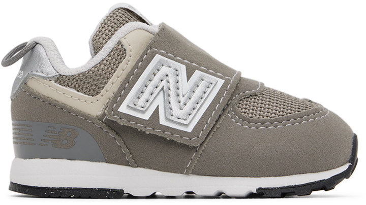 Photo: New Balance Baby Gray 574 NEW-B Sneakers