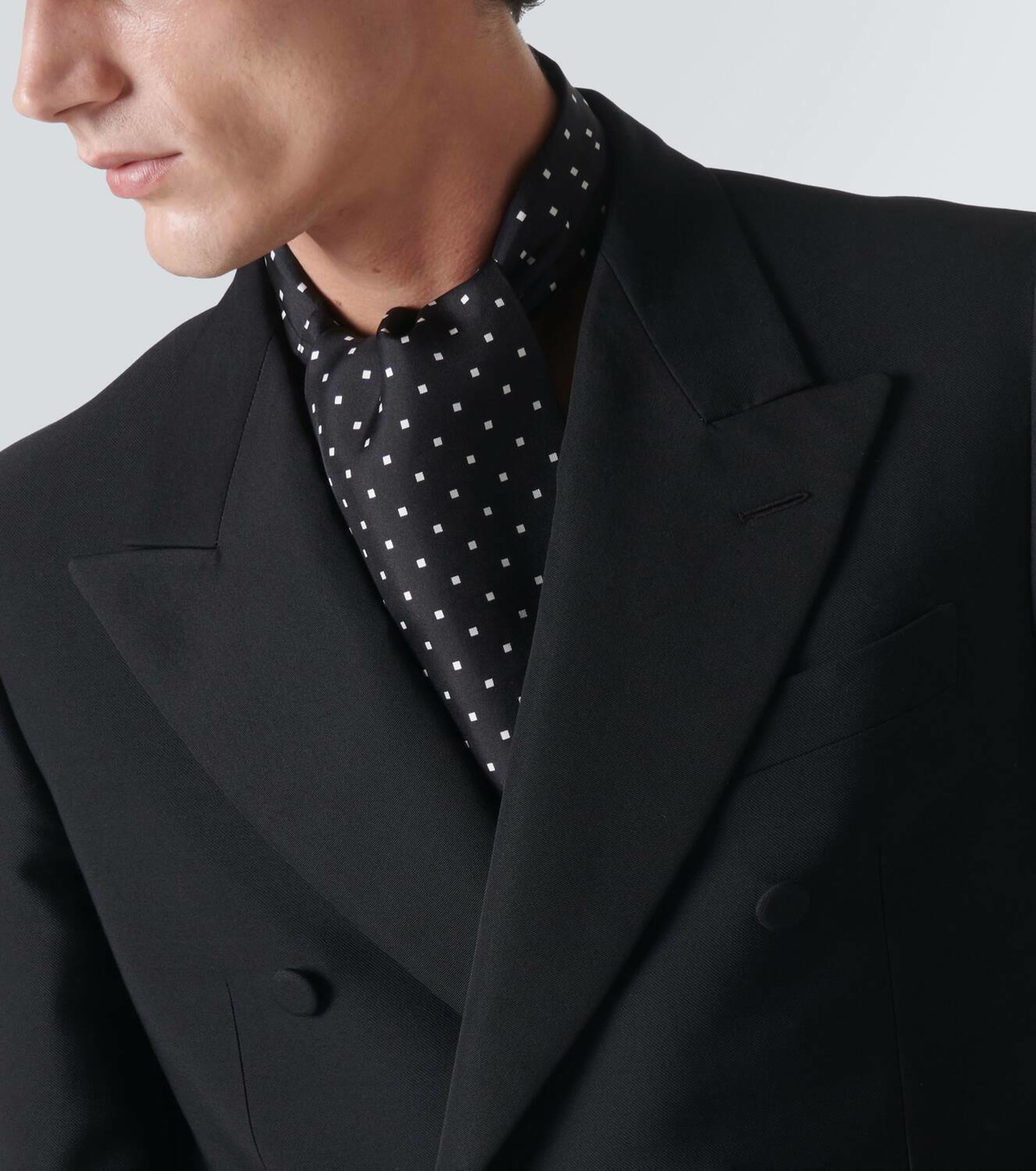 Loro Piana Printed silk tie