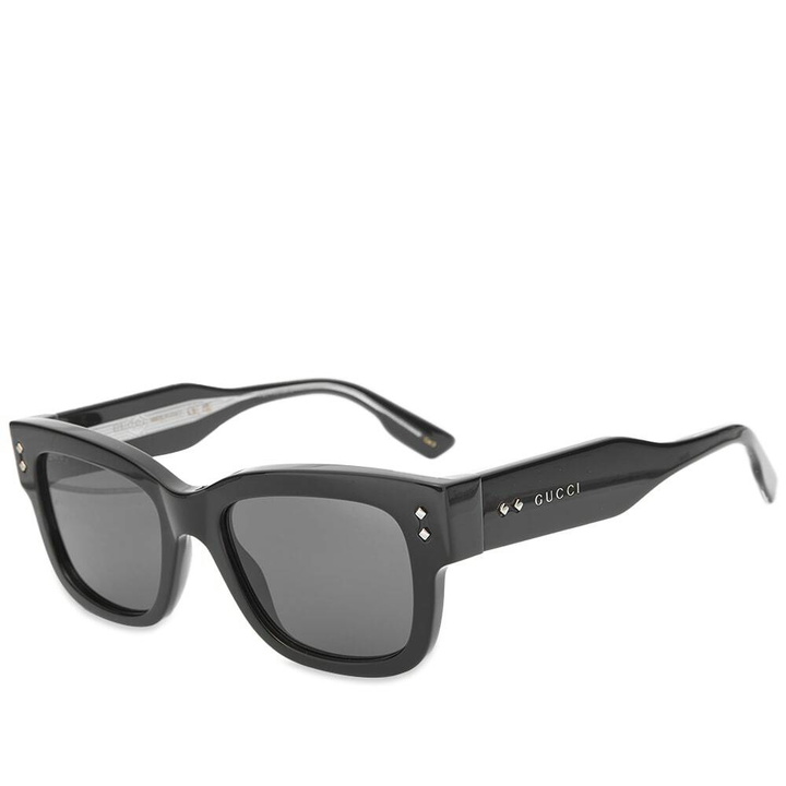 Photo: Gucci Men's Eyewear GG1217S Sunglasses in Black/Grey