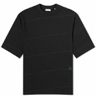 Burberry Men's Diagonal Stripe T-Shirt in Black