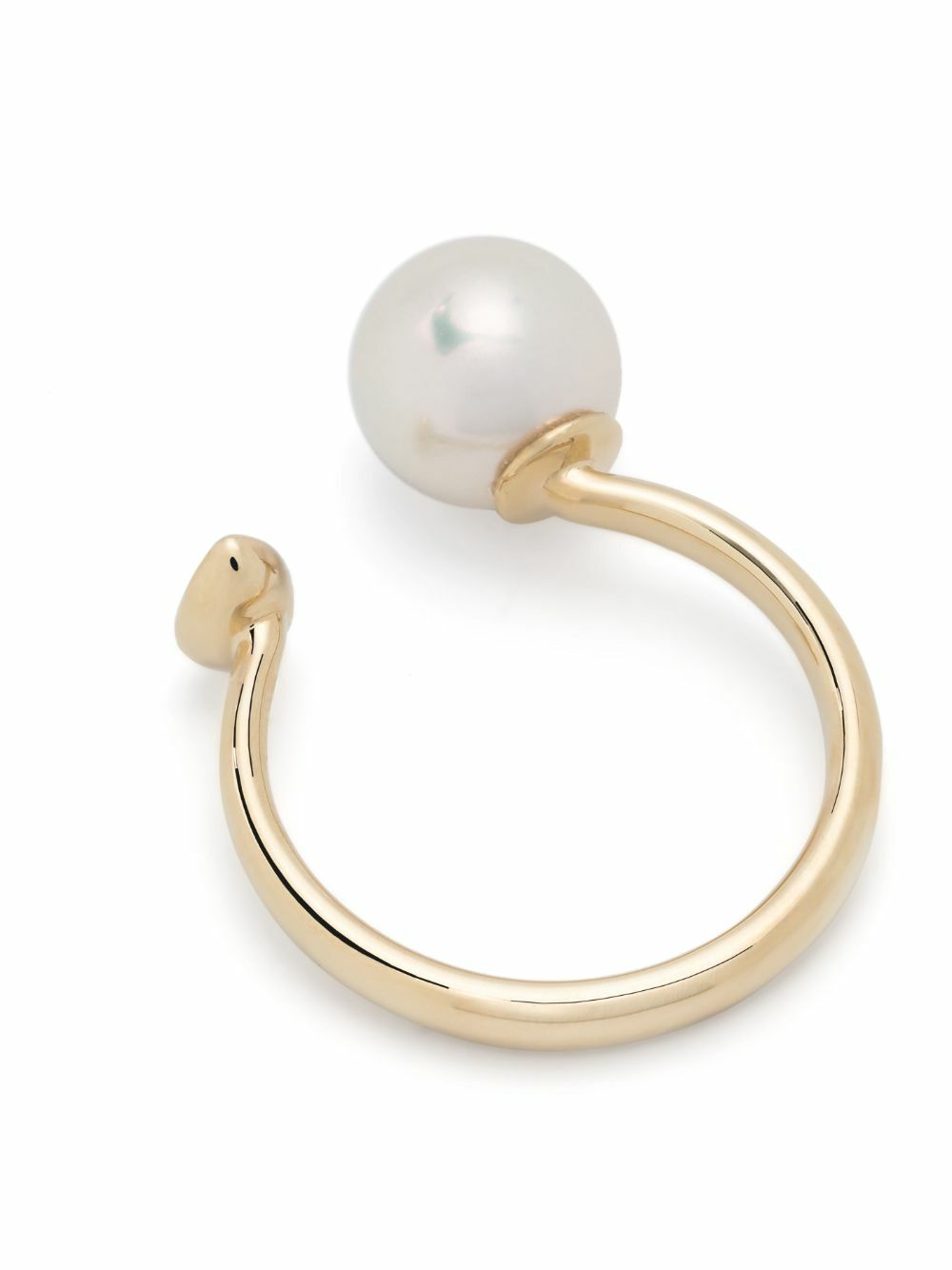 Mizuki 14K Yellow Gold Sea Of Beauty Pearl And Diamond Ring
