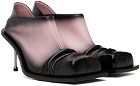 FIDAN NOVRUZOVA Black & Pink Convertible Heels