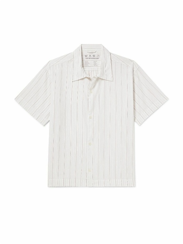 Photo: mfpen - Holiday Striped Cotton Shirt - White