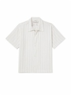 mfpen - Holiday Striped Cotton Shirt - White