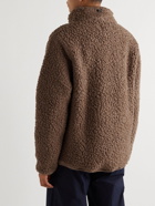 Kestin - Crieff Fleece Half-Zip Sweater - Brown