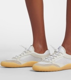 Prada Speedrock leather-trimmed sneakers