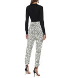 Isabel Marant - Badeloisa zebra-print leather pants