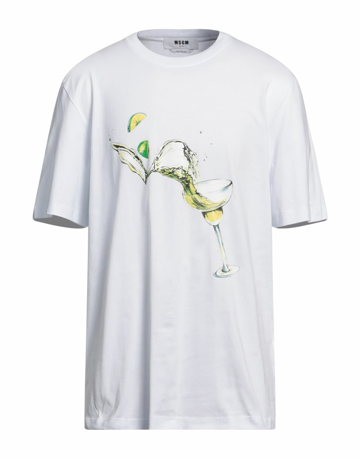 Msgm Mens T-shirt in White