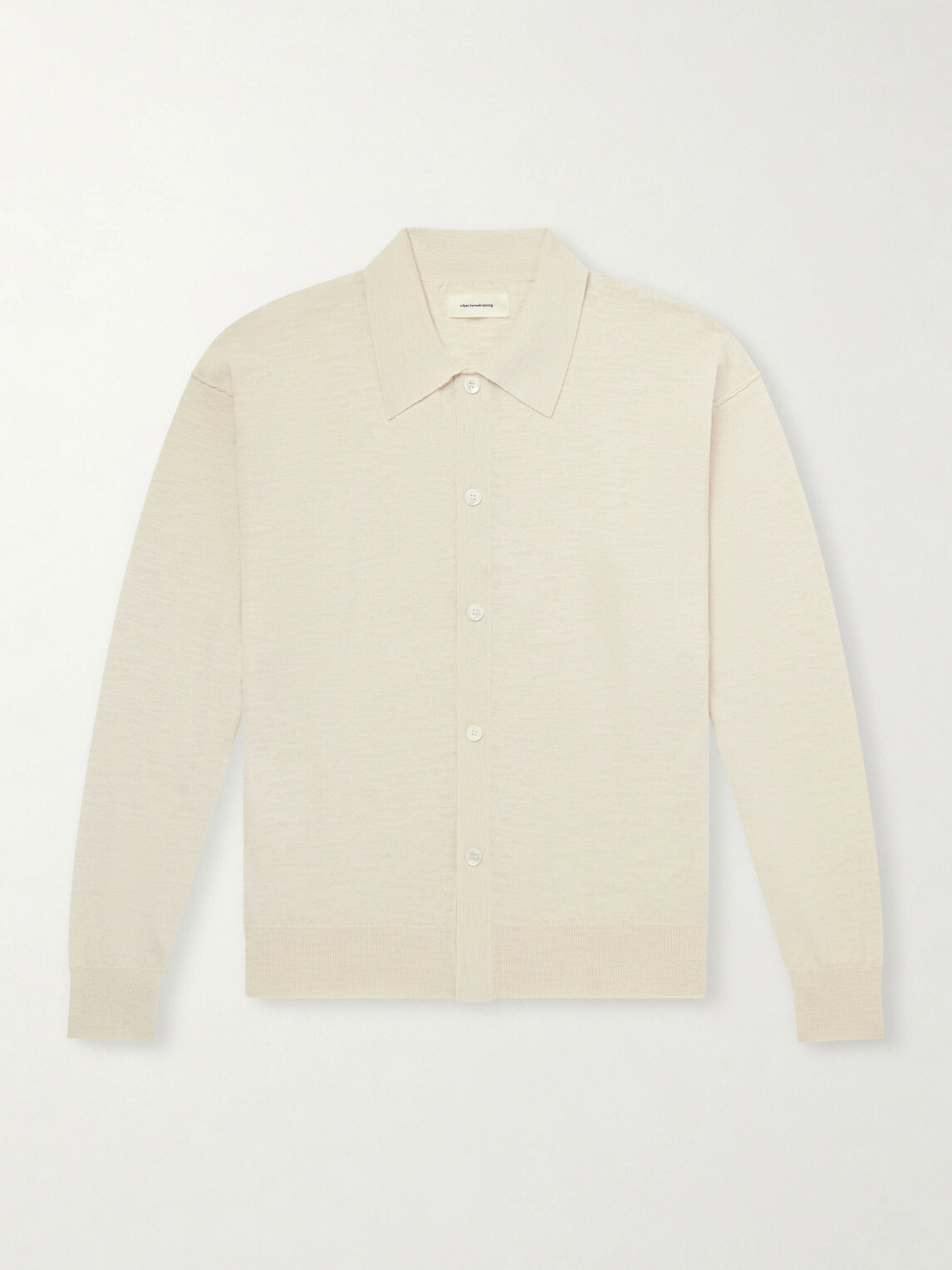 mfpen - Formal Cotton and Linen-Blend Cardigan - Neutrals