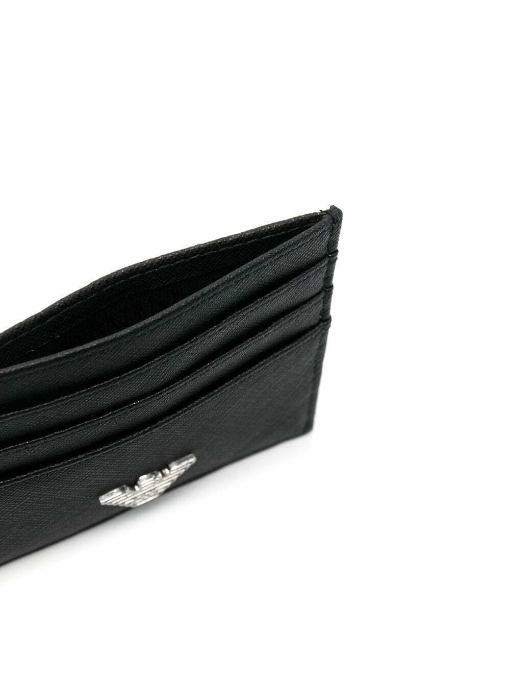 EMPORIO ARMANI - Leather Credit Card Case