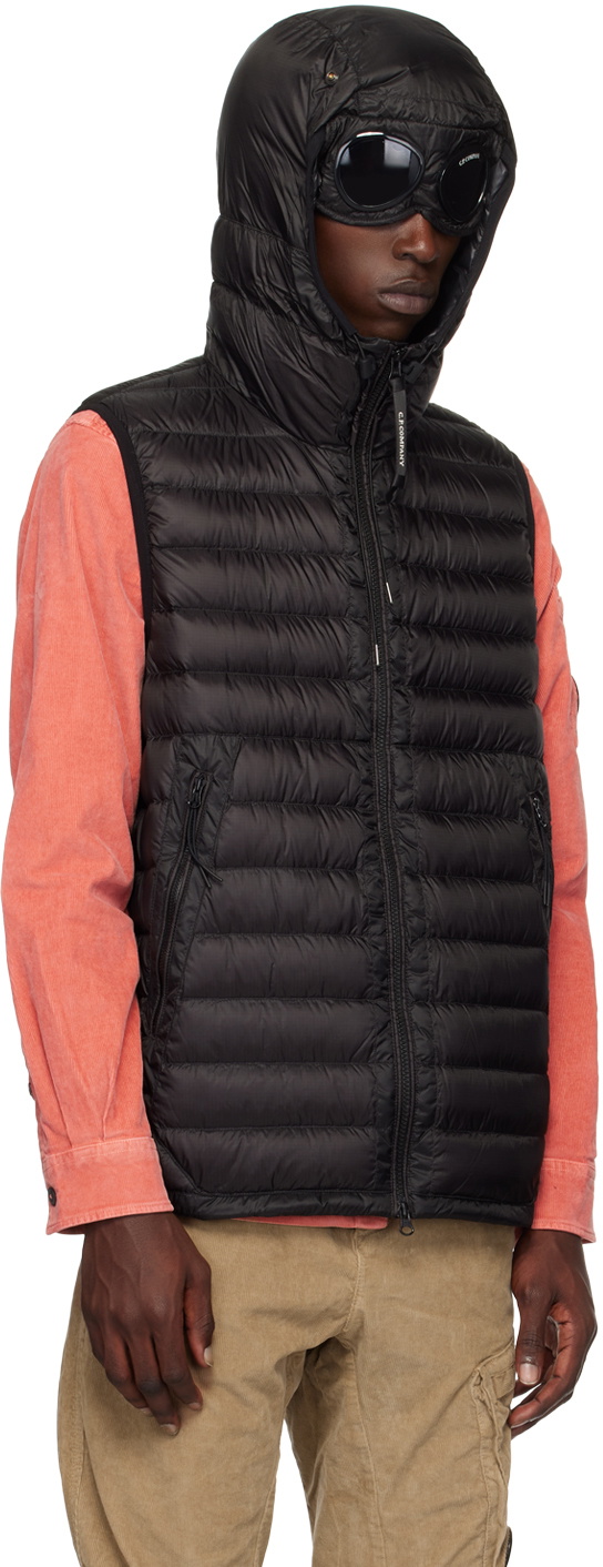 C.P. Company Black D.D. Shell Goggle Down Vest C.P. Company