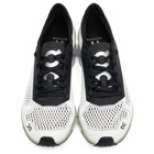 On White and Black Cloudboom Sneakers