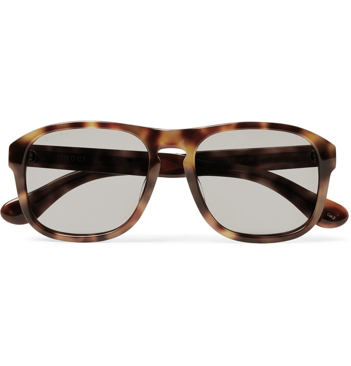 Photo: Gucci - Aviator-Style Tortoiseshell Acetate Sunglasses - Tortoiseshell