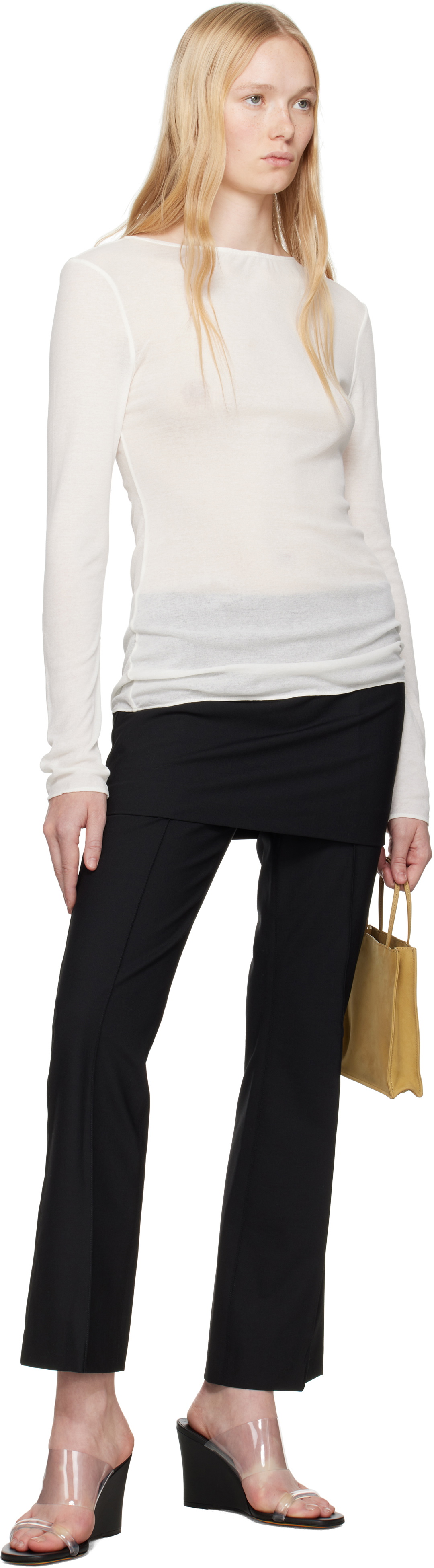 Ruohan White Kea Long Sleeve T-shirt