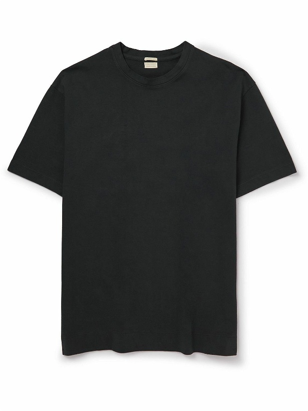 Photo: Massimo Alba - Nevis Oversized Cotton-Jersey T-Shirt - Black