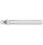 Dunhill - Barley Engine-Turned Silver-Tone Tie Clip - Men - Silver
