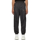 Doublet Black Chaos Embroidery Track Pants