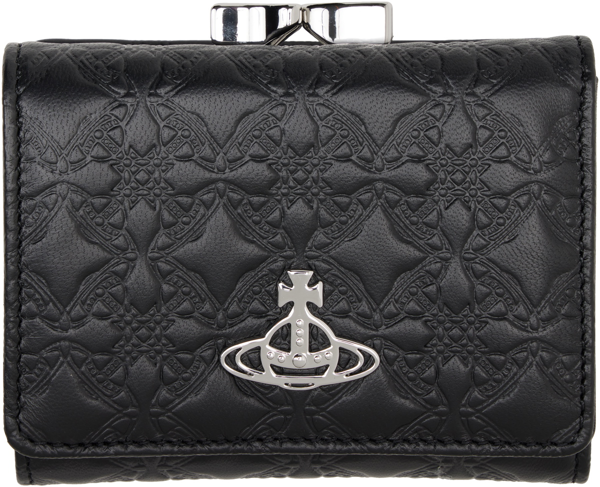 Vivienne Westwood Black Small Frame Wallet Vivienne Westwood
