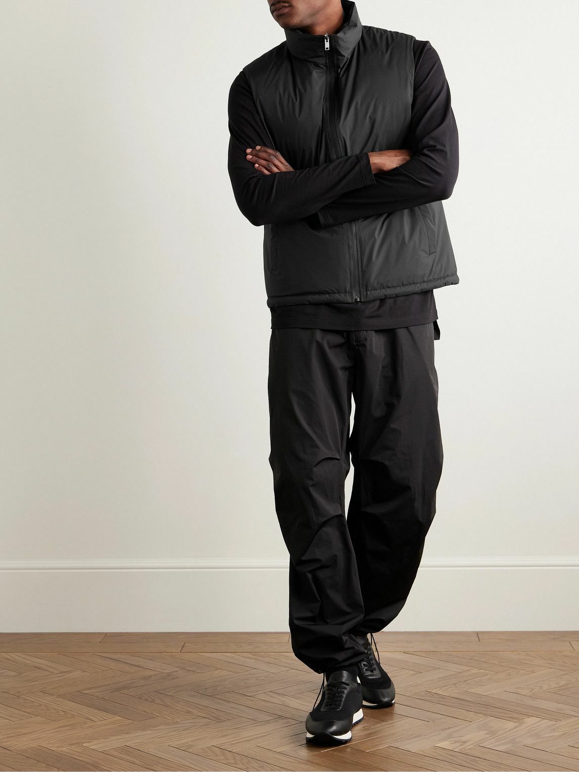 Yves Salomon - Reversible Shell Down Gilet - Black