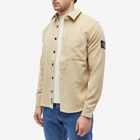 Calvin Klein Men's Corduroy Shirt in Travertine