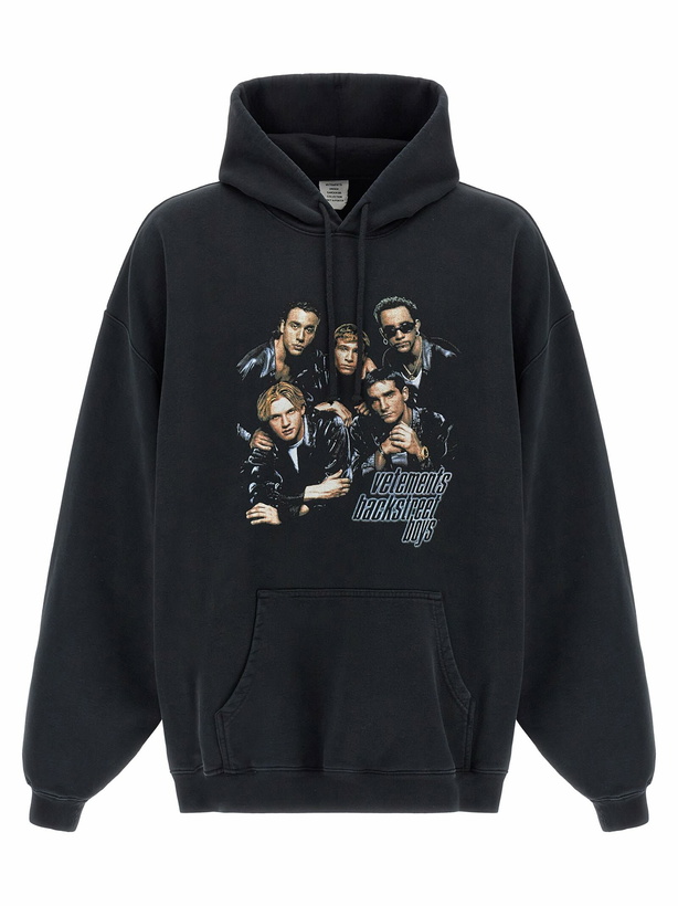 Photo: VETEMENTS black Runway Backstreet Boys Hoodie