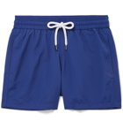 Frescobol Carioca - Slim-Fit Short-Length Swim Shorts - Blue