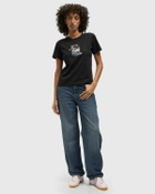 CLOSED PRINTED TEE Black Womens Shortsleefe