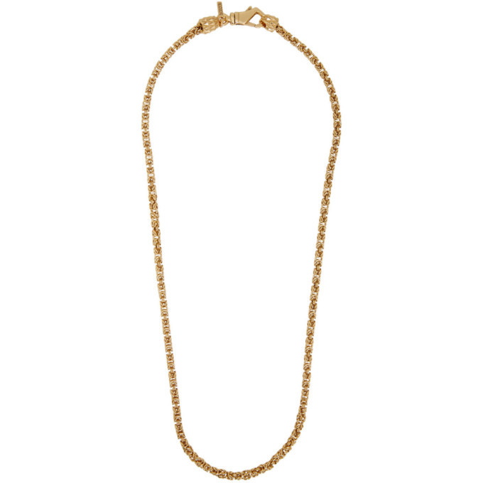 Photo: Emanuele Bicocchi Gold Byzantine Chain Necklace