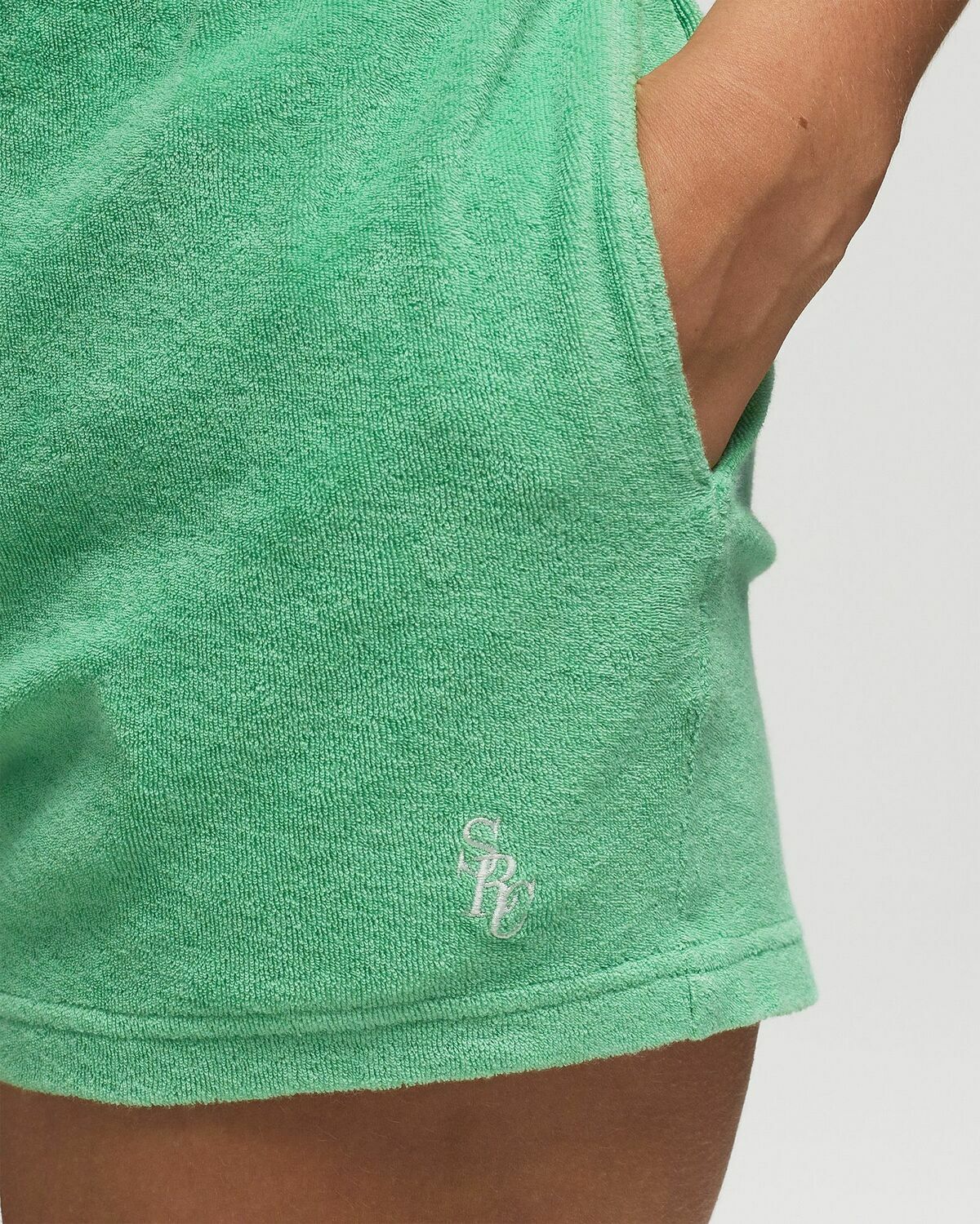 Sporty & Rich Src Ss Terry Short Green Sport & Team Shorts
