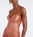 Maria Lucia Hohan Nadira silk bustier gown