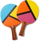 The Art of Ping Pong - Pop Art Printed Ping Pong Bat Set - Multi