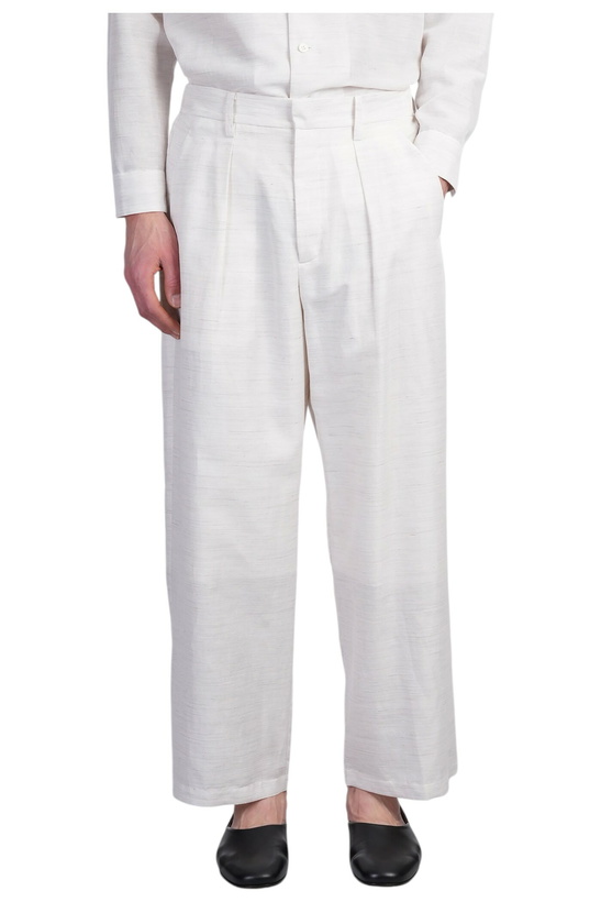 Photo: Attachment Pants In White Linen