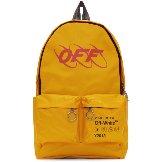 Photo: Off-White Yellow Industrial Backpack