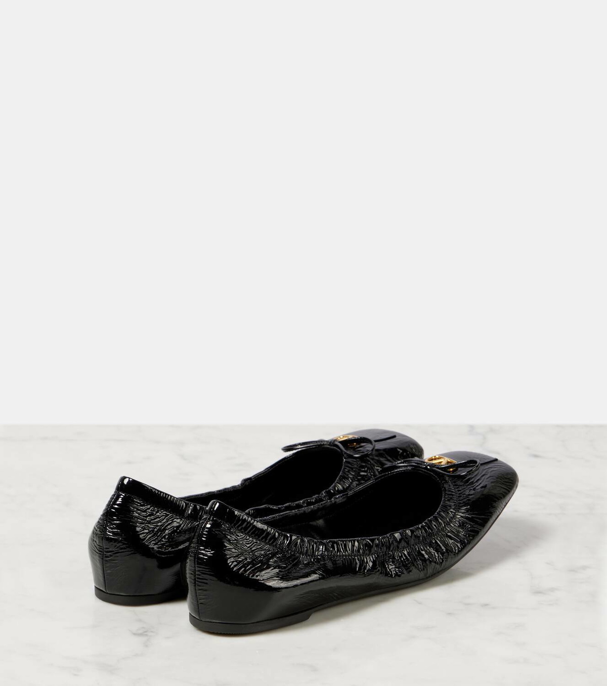【関税込み】Valentino Garavani 'VLogo' ballet flats Valentino Garavani VLogo Locker Mary Jane Ballerina Flats in