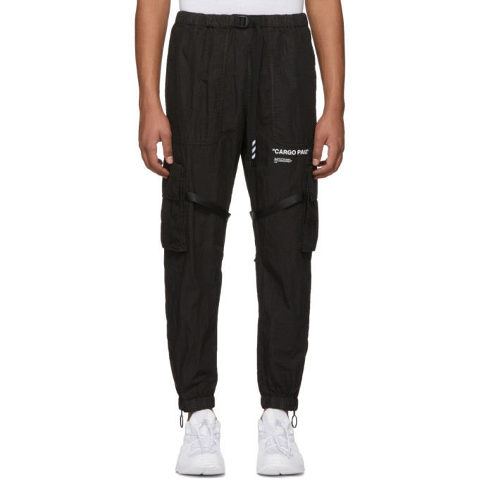 Photo: Off-White Black Parachute Cargo Pants