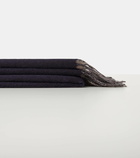 Brunello Cucinelli Fringed silk throw