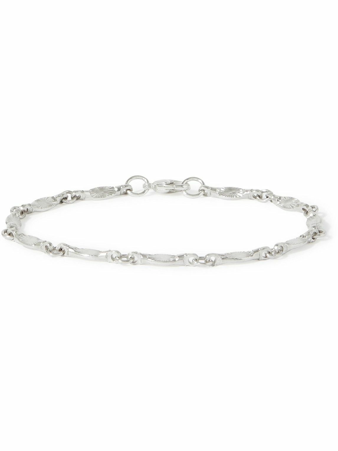 Photo: MAPLE - Sunburst Silver Chain Bracelet - Silver