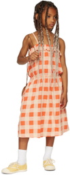 Repose AMS Kids Orange Ruffle Dress