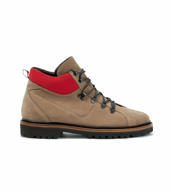 Photo: Kiton - Suede hiking boots