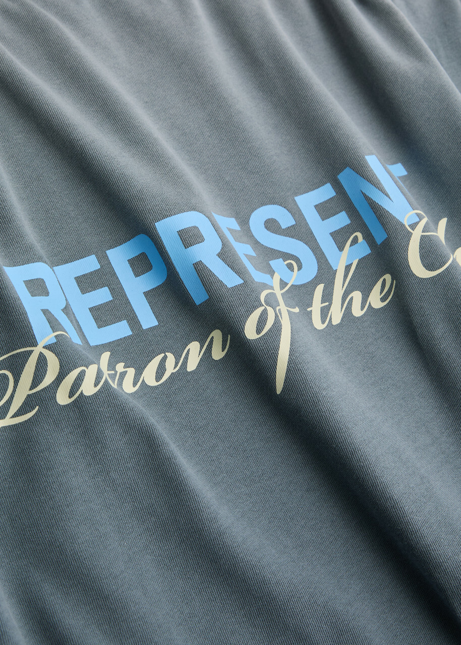 Represent Patron Of The Club Cotton T-shirt Grey Represent