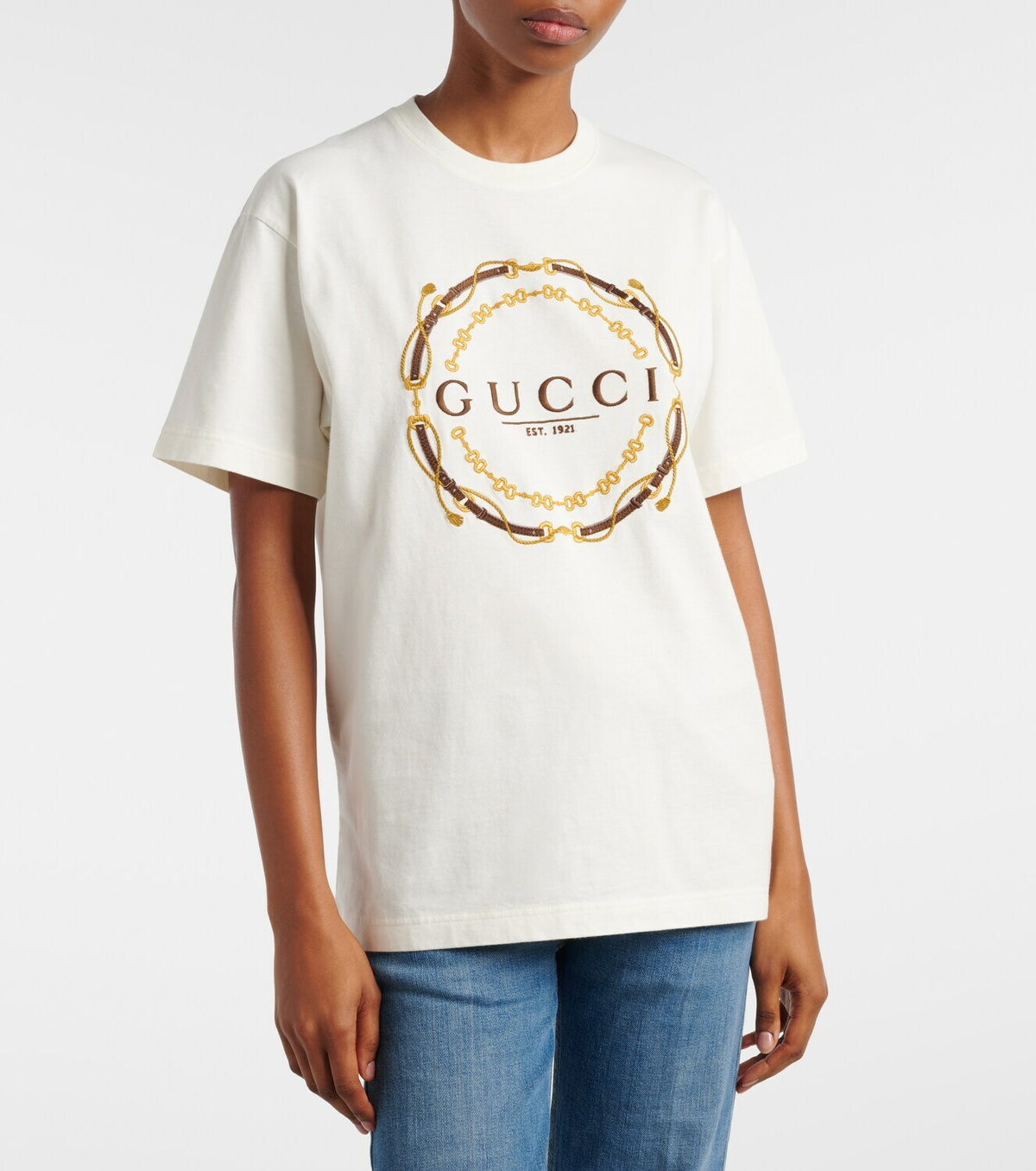 Gucci Logo cotton jersey T-shirt