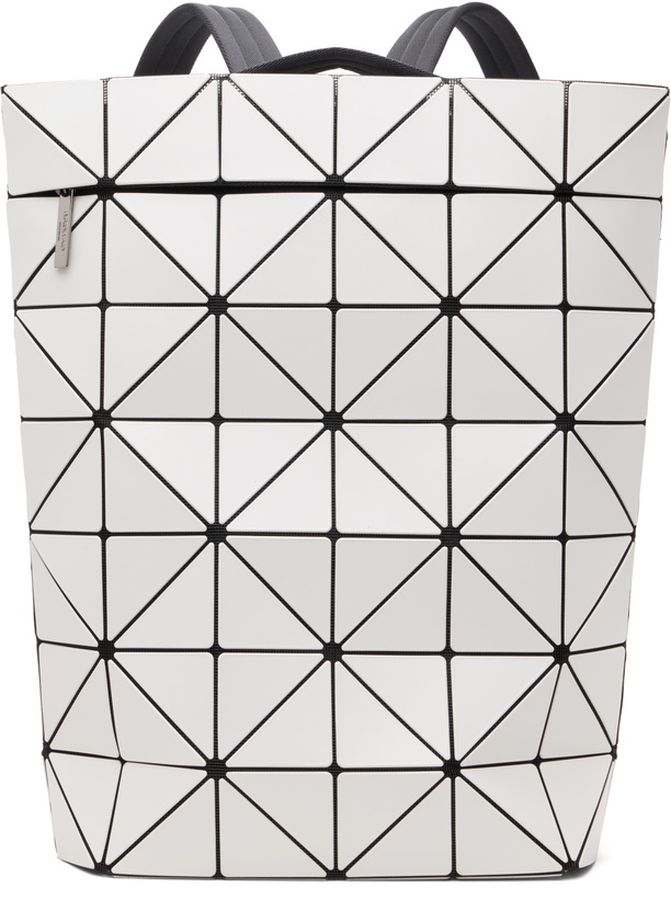 Photo: BAO BAO ISSEY MIYAKE Off-White Blocky Backpack