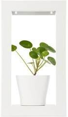 Modern Sprout White Portrait Growframe Planter