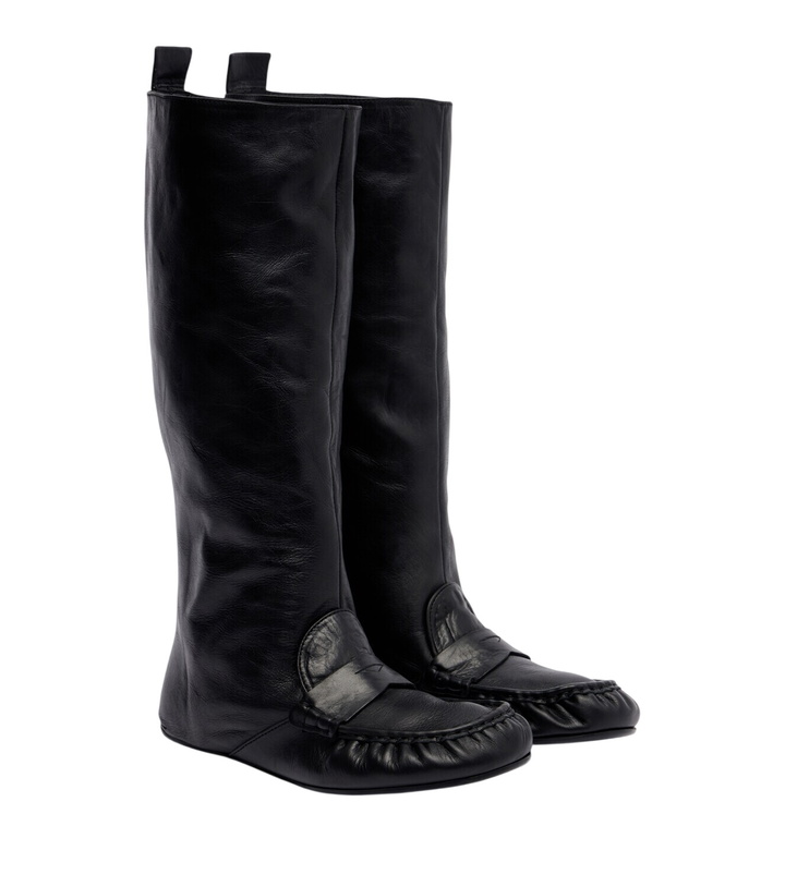 Photo: Acne Studios Bojan leather knee-high boots