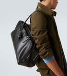 Tom Ford Logo leather duffel bag