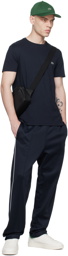 Lacoste Black Classic Piqué Effect Shoulder Bag