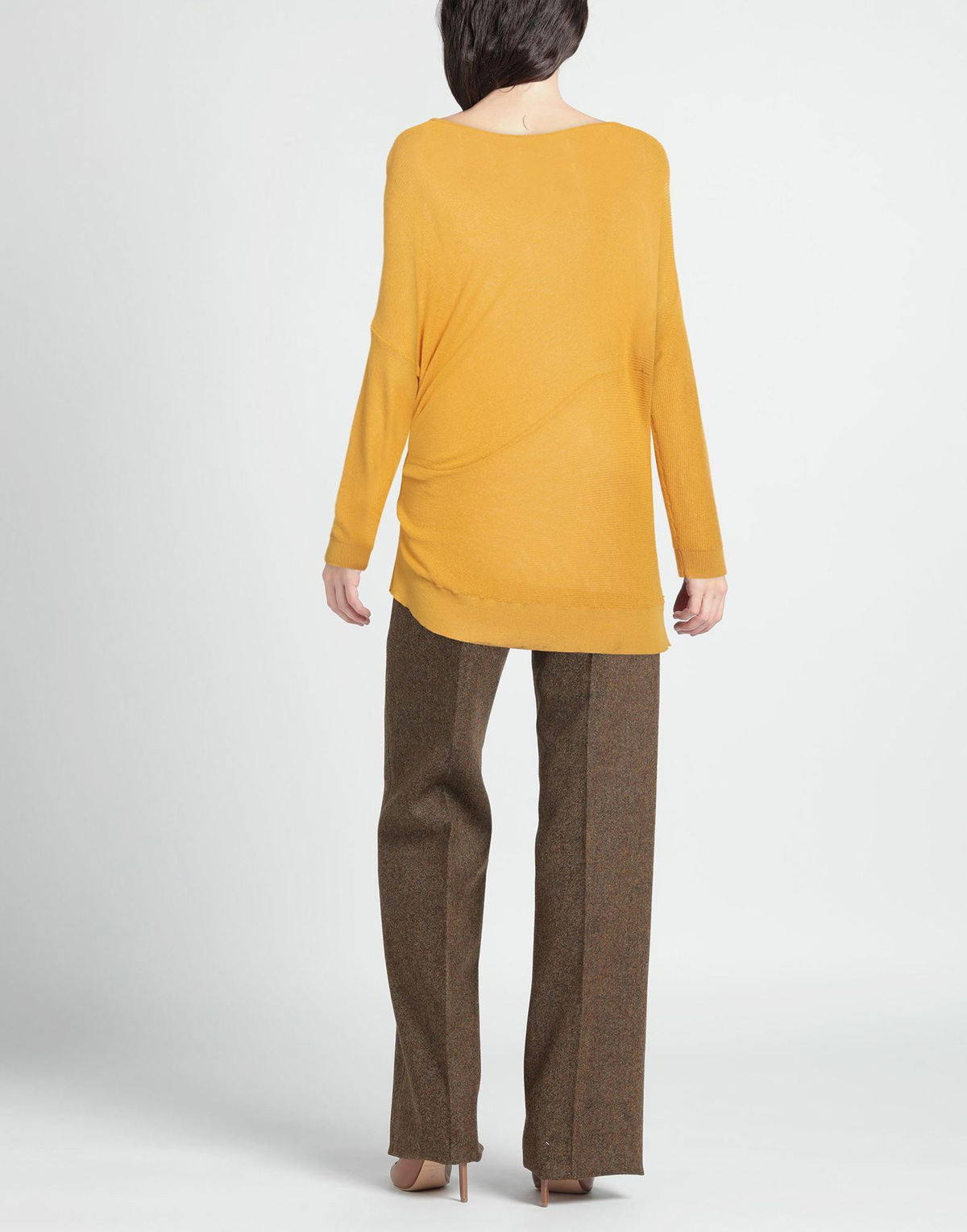 Manila Grace Womens Sweater in Yellow